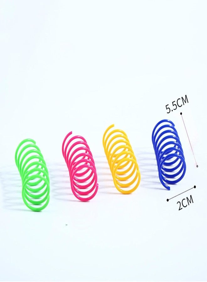 Labriciyon 12Pcs Cat Toys for Bored Indoor Adult Cats Spiral Spring Interactive Bite Resistant Training Coil Spiral Springs for Swatting Springs Toy Unique Cat Toys - Image 4
